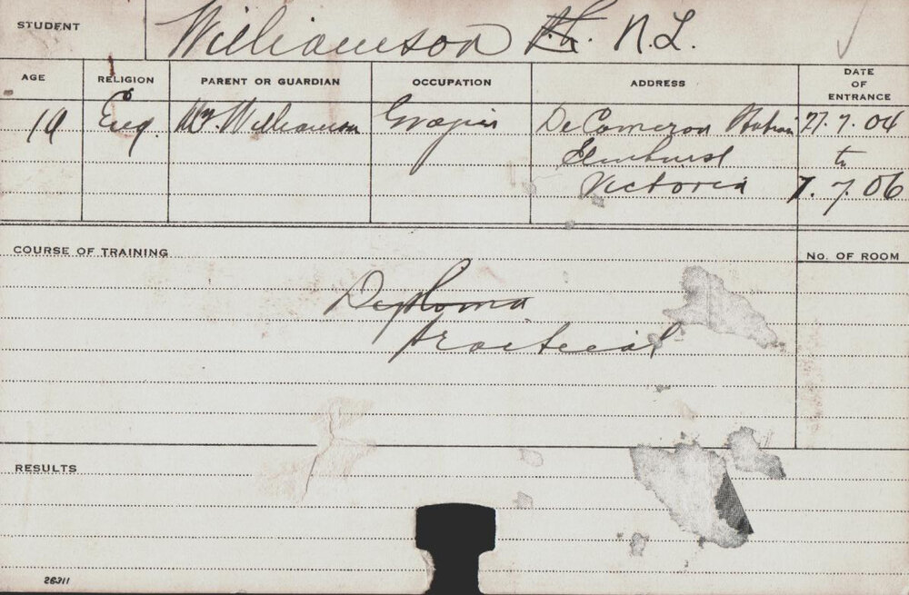 Williamson, NL (Practical)