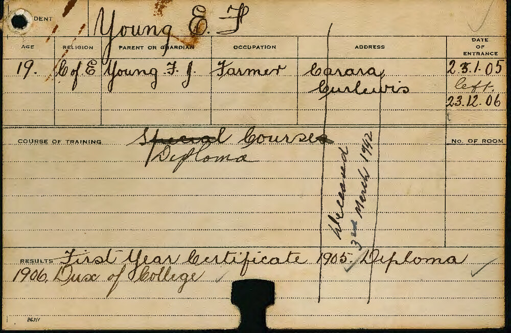 Young, EF (Diploma Course)