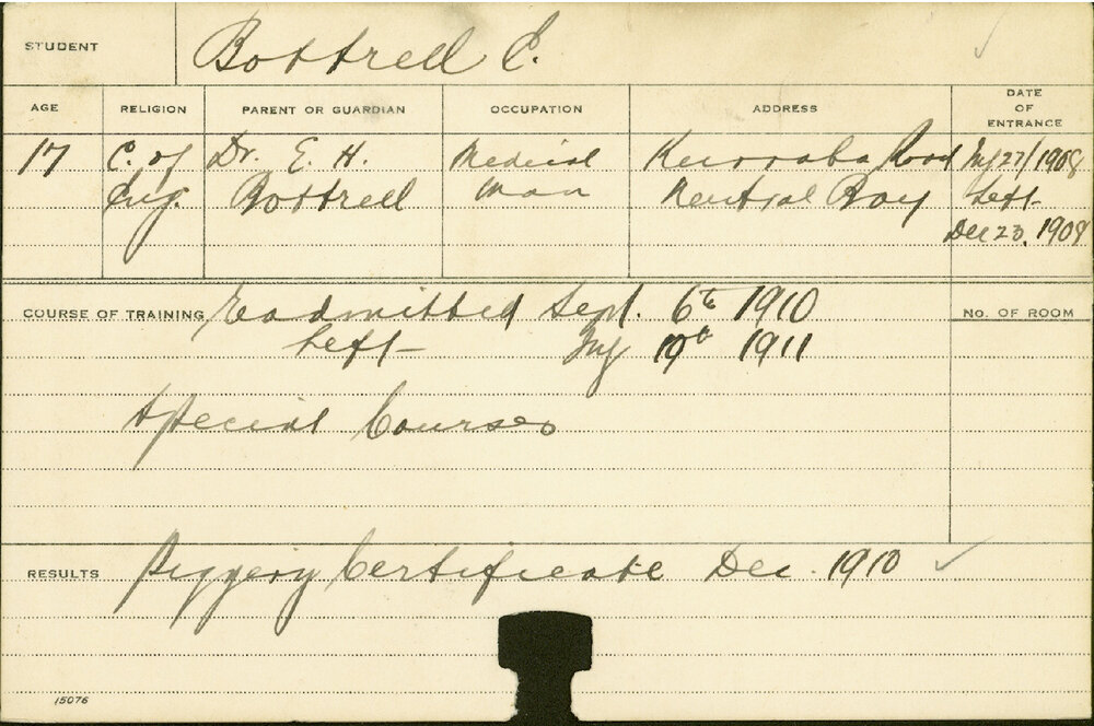 BOTTRELL, E (Certificate - Piggery)