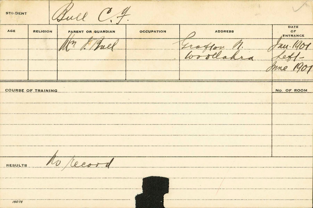 BULL, CF (Course Not Identified)