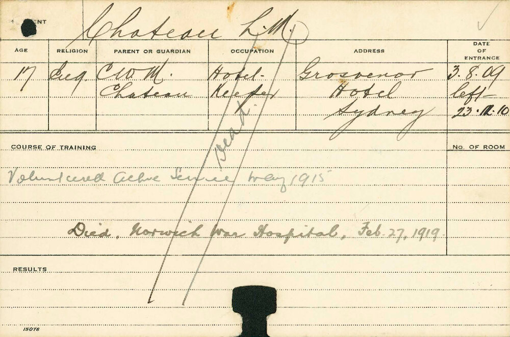 CHATEAU, Leo Muller (Practical class and first year class)