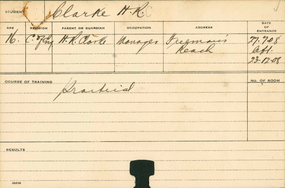 CLARKE, HRC (Practical)