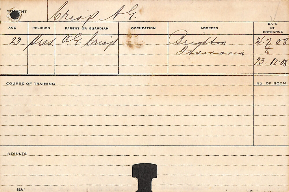 CRISP, AG (Practical Class)