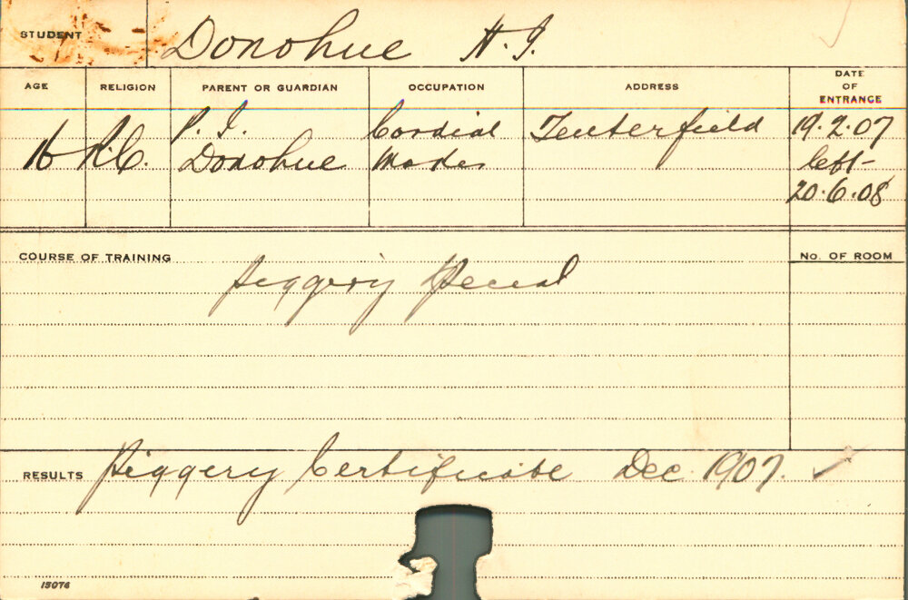 DONOHUE, HJ (Certificate - Piggery)