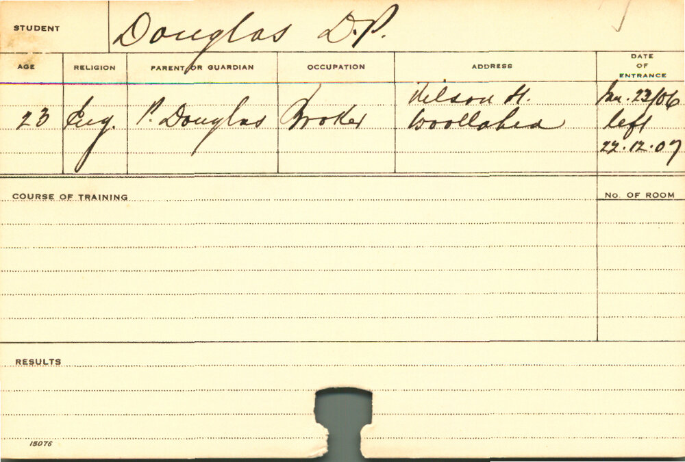 DOUGLAS, DP (Diploma)