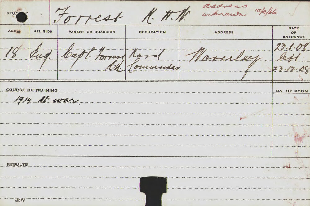 FORREST, Keith HW (Practical Farm Class)