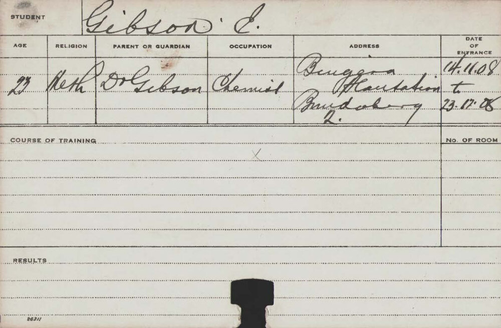 GIBSON, E (Practical Class)