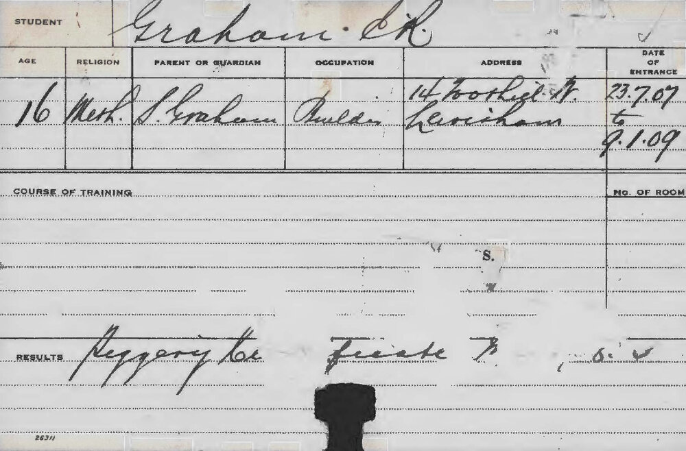 GRAHAM, ER (Certificate - Piggery)