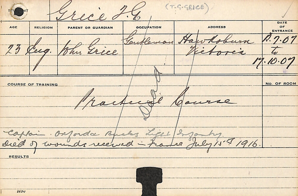 GRICE, TG (Practical Course)