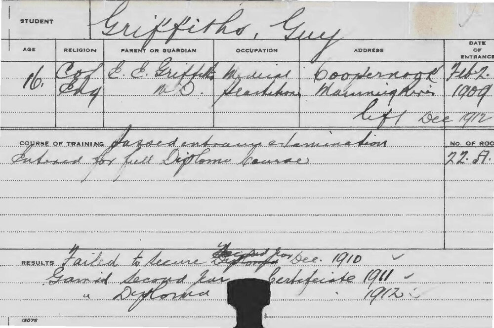 GRIFFITHS, Guy (Hawkesbury Diploma of Agriculture (HDA))