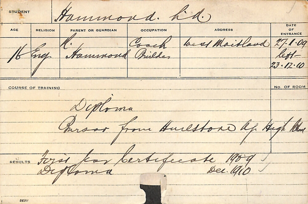 HAMMOND, LA (Diploma)