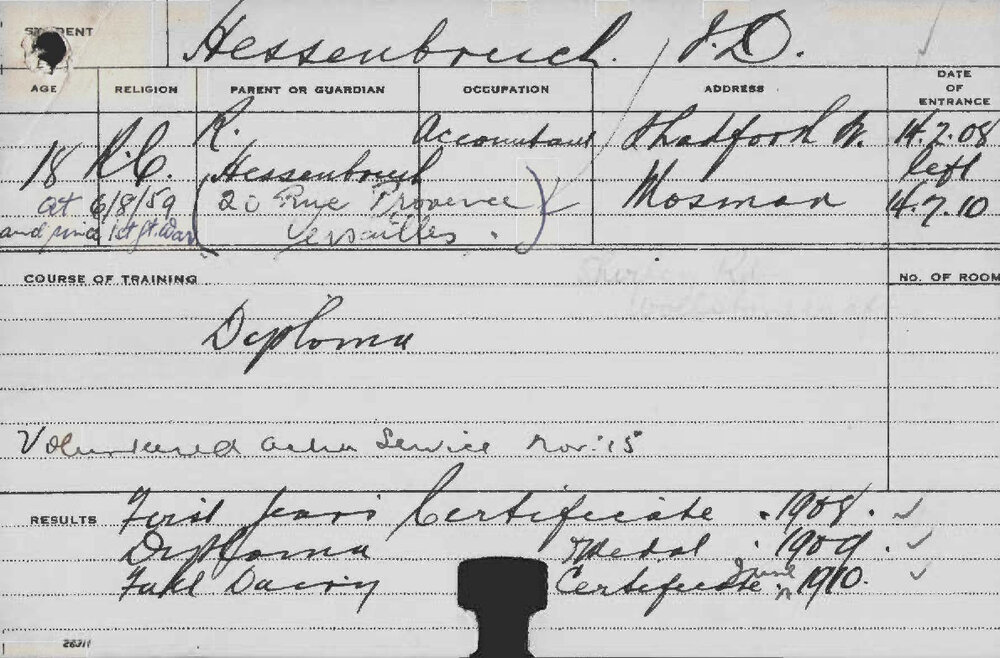 HESSENBRUCH, JD (Diploma)