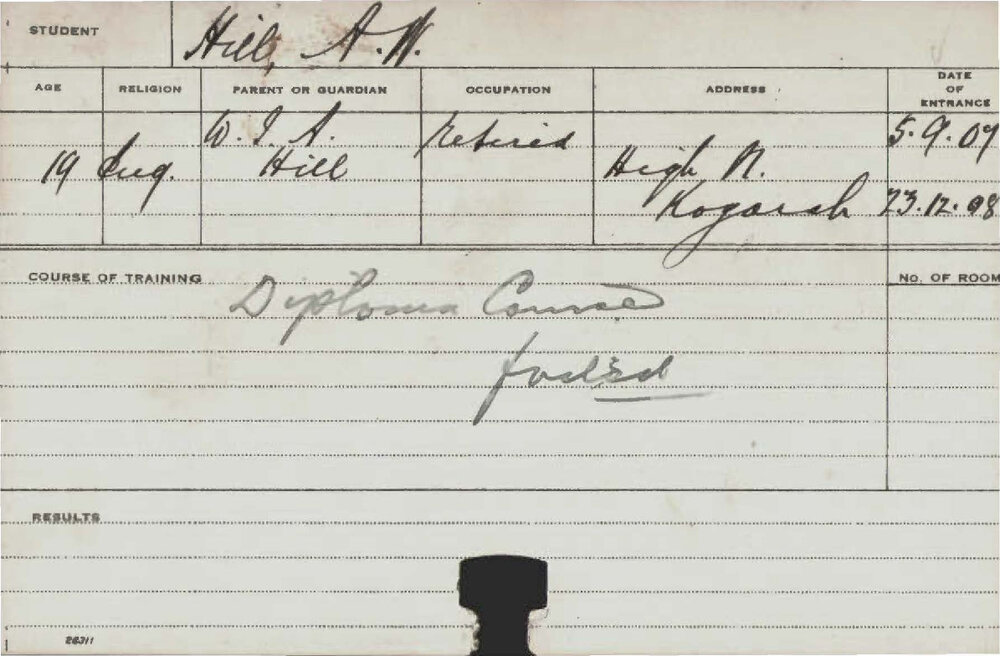 HILL, AN (Diploma Course)