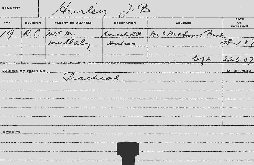 HURLEY, JB (Practical)