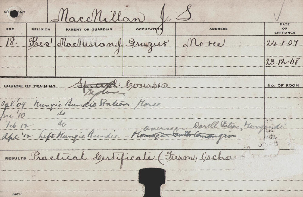 MACMILLAN, JS (Diploma Courses)