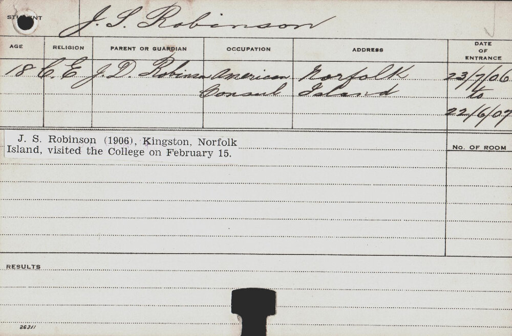 ROBINSON, JS (Agriculture?, Piggery)
