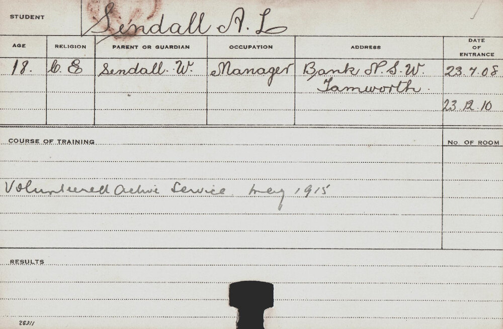 SENDALL, AL (Diploma?)
