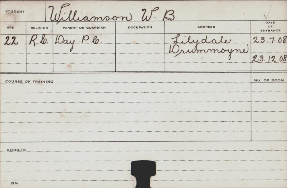 Williamson, WB (Practical Class)