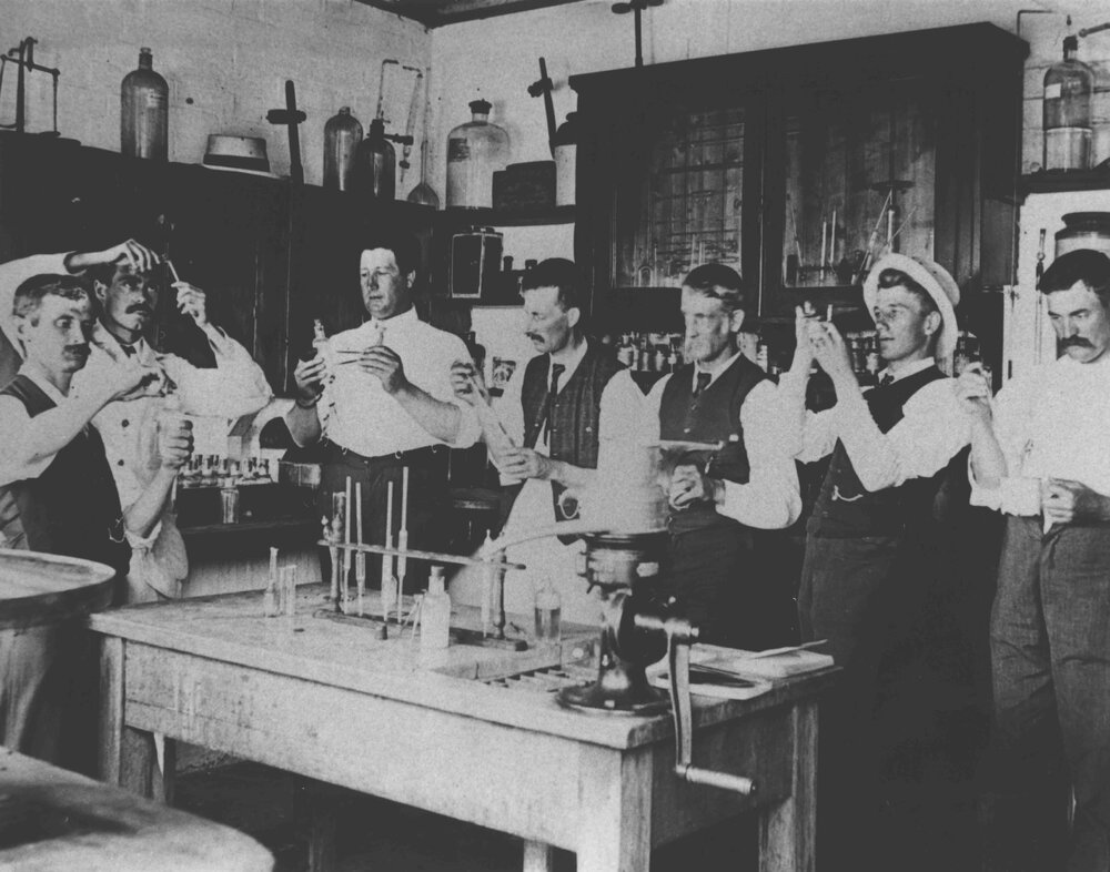 Butterfat testing using the Babcock test [Hawkesbury Agricultural College (HAC)]