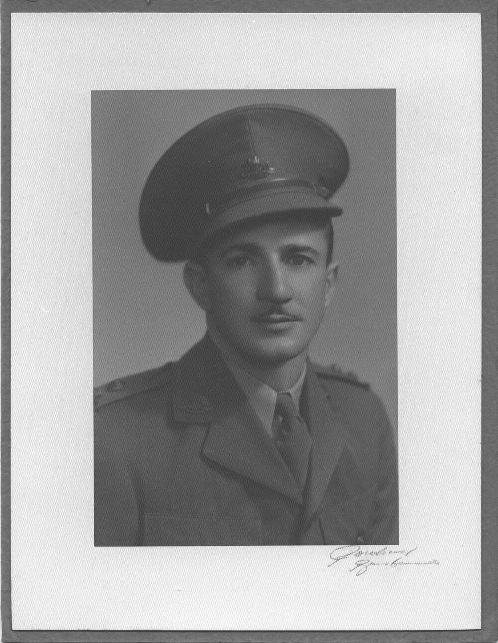 Portrait: Ex-student in Defence Forces uniform [Hawkesbury Agricultural College (HAC)]