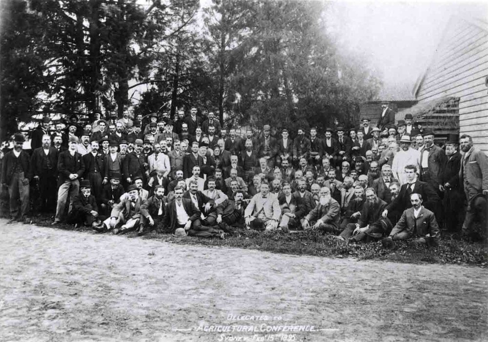 Delegates to Agricultural Conference, Sydney 15 Feb 1895 (Print 1 of 2) [Hawkesbury Agricultural College (HAC)]