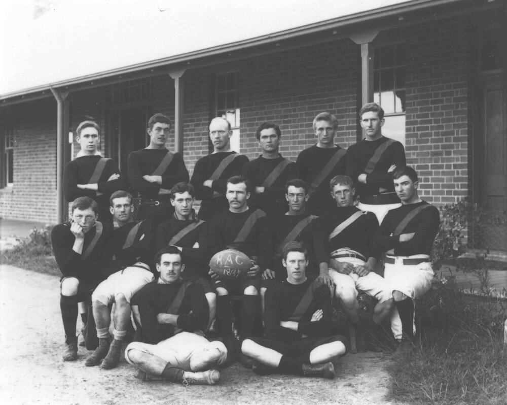 Football (Rugby Union) team - 1st XV, 1897 [Hawkesbury Agricultural College (HAC)]