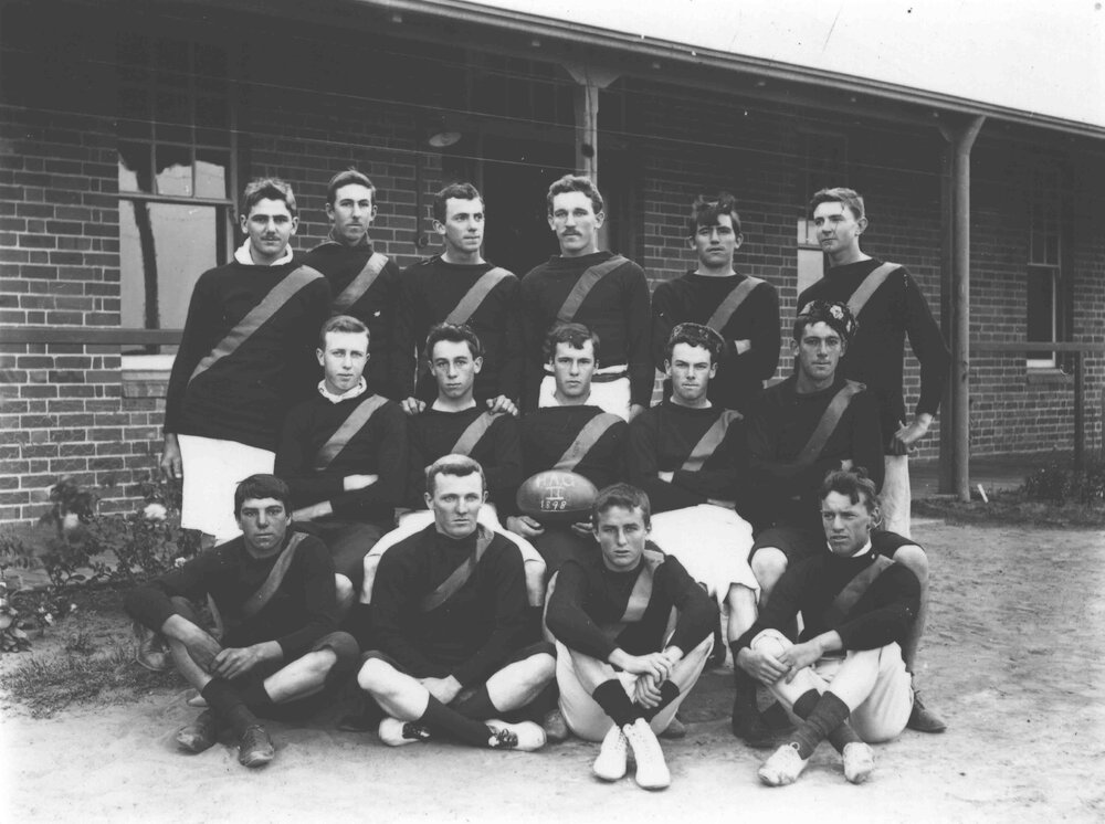 Football (Rugby Union) team - 2nd XV, 1898 [Hawkesbury Agricultural College (HAC)]
