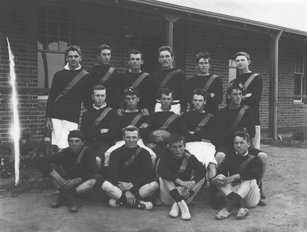 Football (Rugby Union) team - 2nd XV, 1898 [Hawkesbury Agricultural College (HAC)]