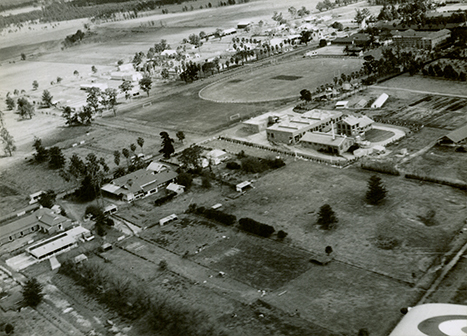 Aerial photograph - Dairy Factory [Hawkesbury Agricultural College (HAC)] - Print 3 of 3