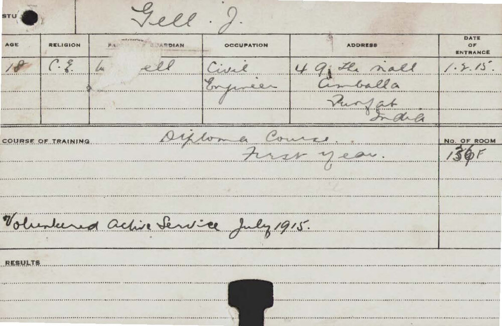 GELL, JW (Hawkesbury Diploma of Agriculture (HDA))