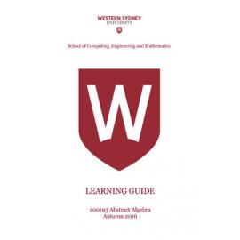 Learning Guide - Abstract Algebra (200193) - Autumn 2016