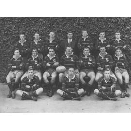 Football (Rugby Union) team - 1st XV, 1943 [Hawkesbury Agricultural College (HAC)]