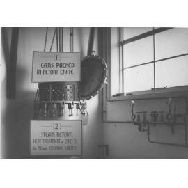 Opening of the Cannery and Packing House (5 of 6) - Steam retort [Hawkesbury Agricultural College (HAC)]