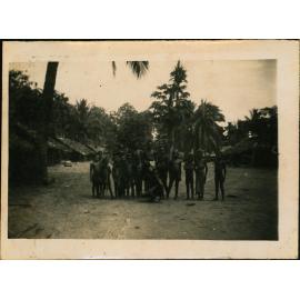 Group of Natives of Cassia Village (near Hoskins Airfield, New Britain Island, Papua New Guinea)