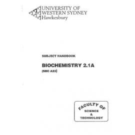 Handbook - Biochemistry 2.1A (SBCA23) - 1996 (circa)