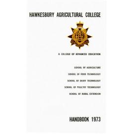 Handbook - Hawkesbury Agricultural College of Advanced Education (HACAE) - 1973