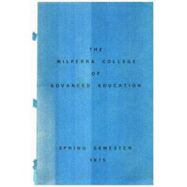 Handbook - Milperra College of Advanced Education (MCAE) - 1975