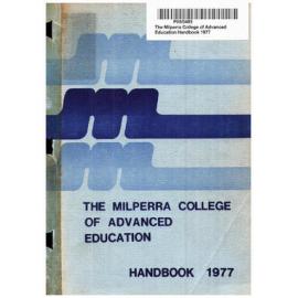 Handbook - Milperra College of Advanced Education (MCAE) - Associate Diploma in Social Welfare - 1977