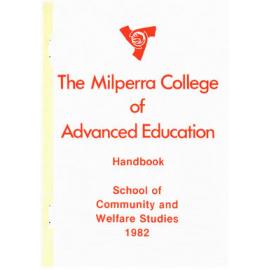 Handbook - Milperra College of Advanced Education (MCAE) - School of Community & Welfare Studies - 1982