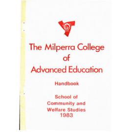 Handbook - Milperra College of Advanced Education (MCAE) - School of Community & Welfare Studies - 1983