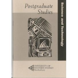 Handbook - Postgraduate Studies - Science & Technology - 1995