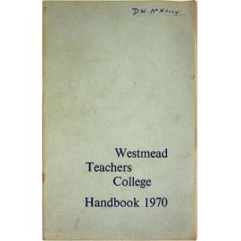 Handbook - Westmead Teachers College (WTC) - 1970