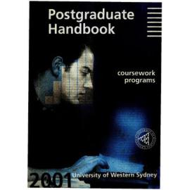 Postgraduate Handbook - University of Western Sydney (UWS) - 2001