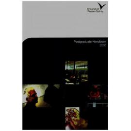 Postgraduate Handbook - University of Western Sydney (UWS) - 2006