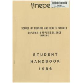 Student Handbook - Diploma of Applied Science (Nursing) - 1986