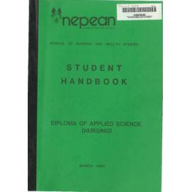 Student Handbook - Diploma of Applied Science (Nursing) - Autumn 1985