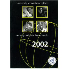 Undergraduate Handbook - University of Western Sydney (UWS) - 2002