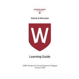 Learning Guide - Aboriginal & Culturally Responsive Pedagogies (102085) - Summer A 2019