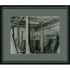 Dairy Bails (interior) - Used for storage [Hawkesbury Agricultural College (HAC)]
