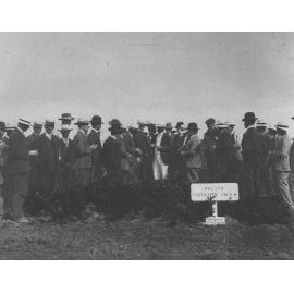 Experimental Plots: Field day or Farmers' School showing potato experiments [Hawkesbury Agricultural College (HAC)]